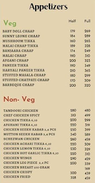 Veere Di Hatti menu 2