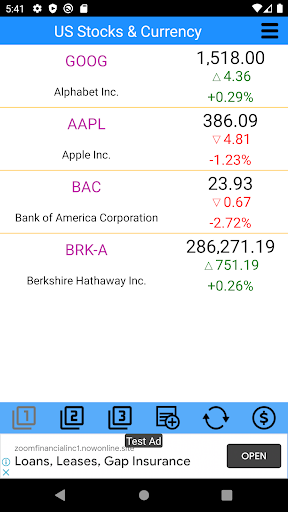 US Stocks and Exchange Rate