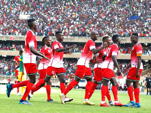 Harambee Stars in camp 