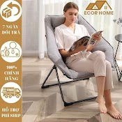 Ghế Sofa Thư Giãn Ghế Lười Đọc Sách Làm Việc Khung Hợp Kim Chịu Lực Tốt Có Gối Tựa Đầu Gấp Gọn Tiện Lợi