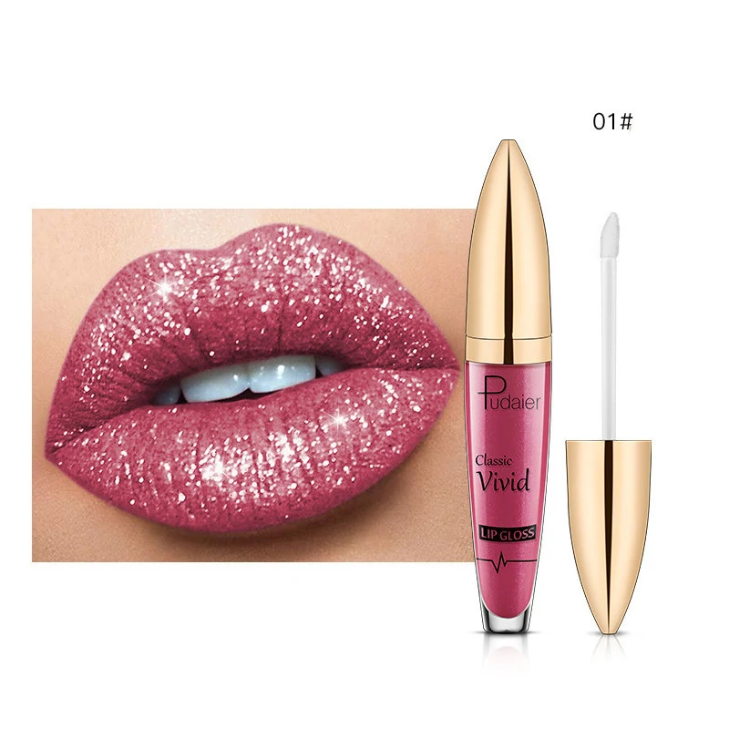 Pudaier Sip Glitter Flip Lipstick