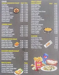 Vrindavan Dhaba menu 1