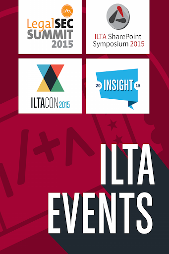 ILTA Events for 2015