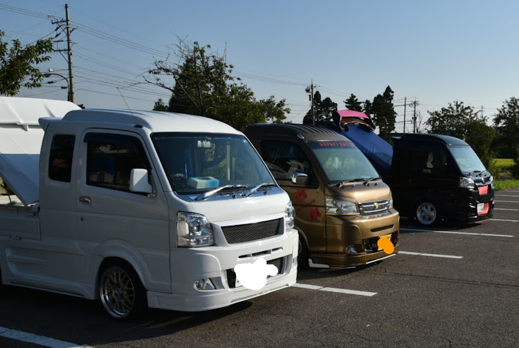 ハイゼットトラックの富山オフ会・みんな最高・来年も参加したいな・貫徹に関するカスタム事例の投稿画像1枚目