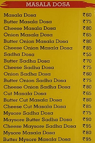 Yadav Dosa Corner menu 2