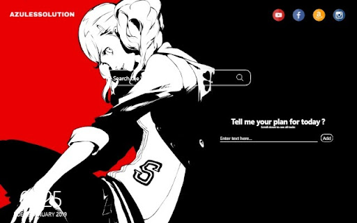 Persona 5 Wallpaper - New Tab Theme