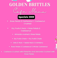 Golden Brittles menu 1