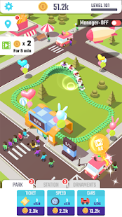 Screenshot Idle Roller Coaster APK