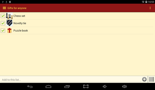 Gift List screenshot 21