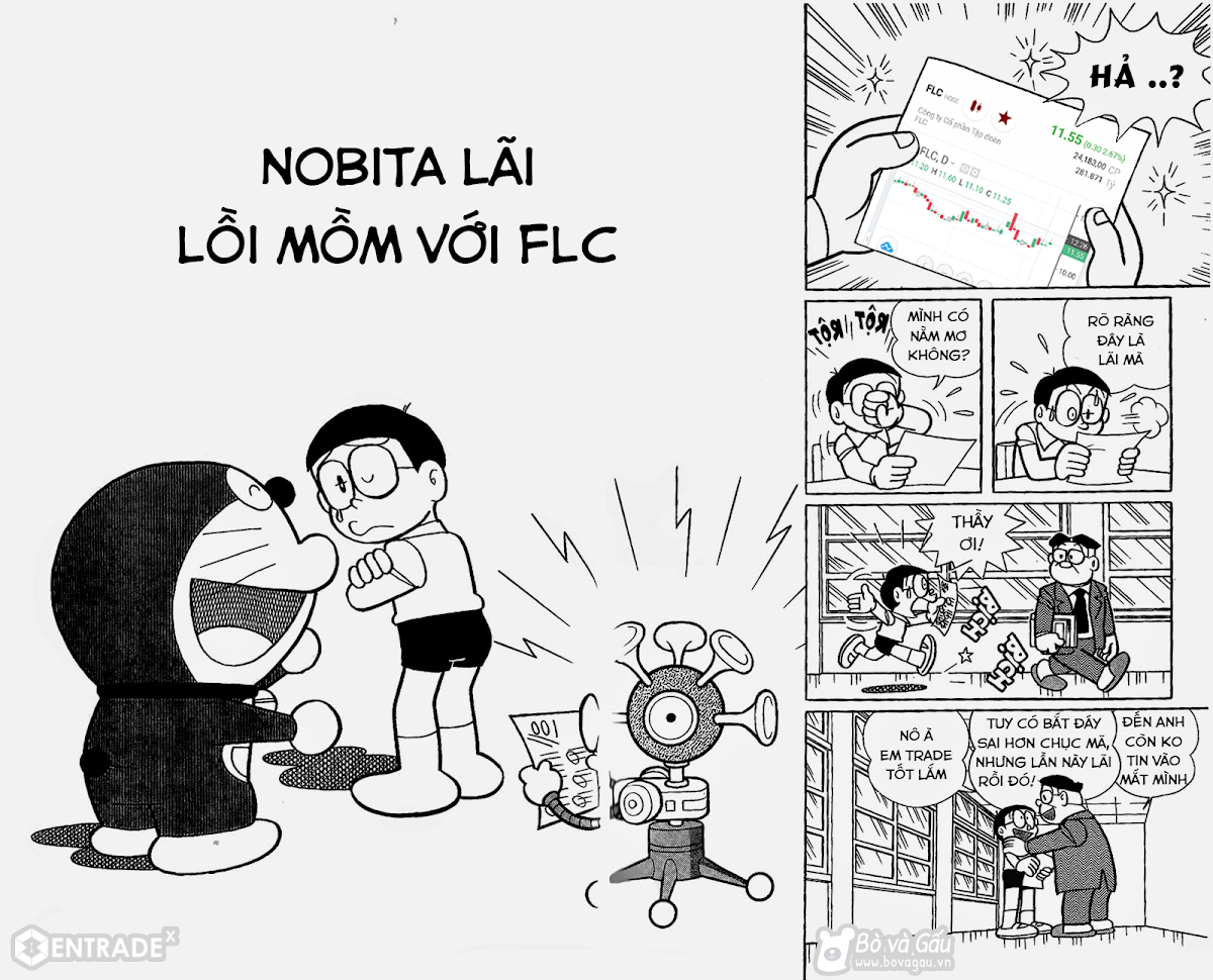 Nobita lãi lồi mồm với FLC | Doremon chế