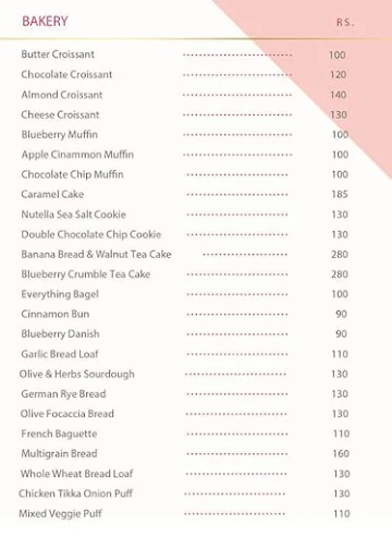 Love & Cheese Cake menu 