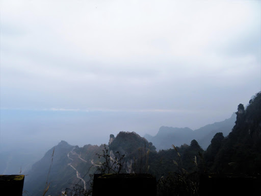 99 Bend Road From Tianmen Mountain China 2016