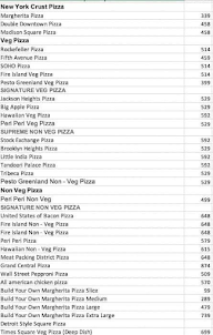 New York Slice menu 3