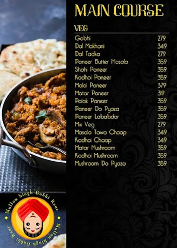 Mutton Singh Gobhi Kaur menu 