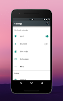 Android N Style cm13 theme screenshot