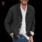 Áo Khoác Blazer Vest Traz Vải Lenin Mỏng 1 Lớpthoáng Khí Màu Trơn Thời Trang Xuân Hè Cho Nam