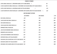 Rabdi Corner menu 1