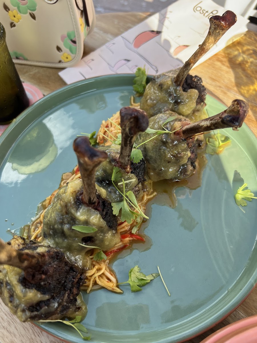 Jerk Chicken Lollipops