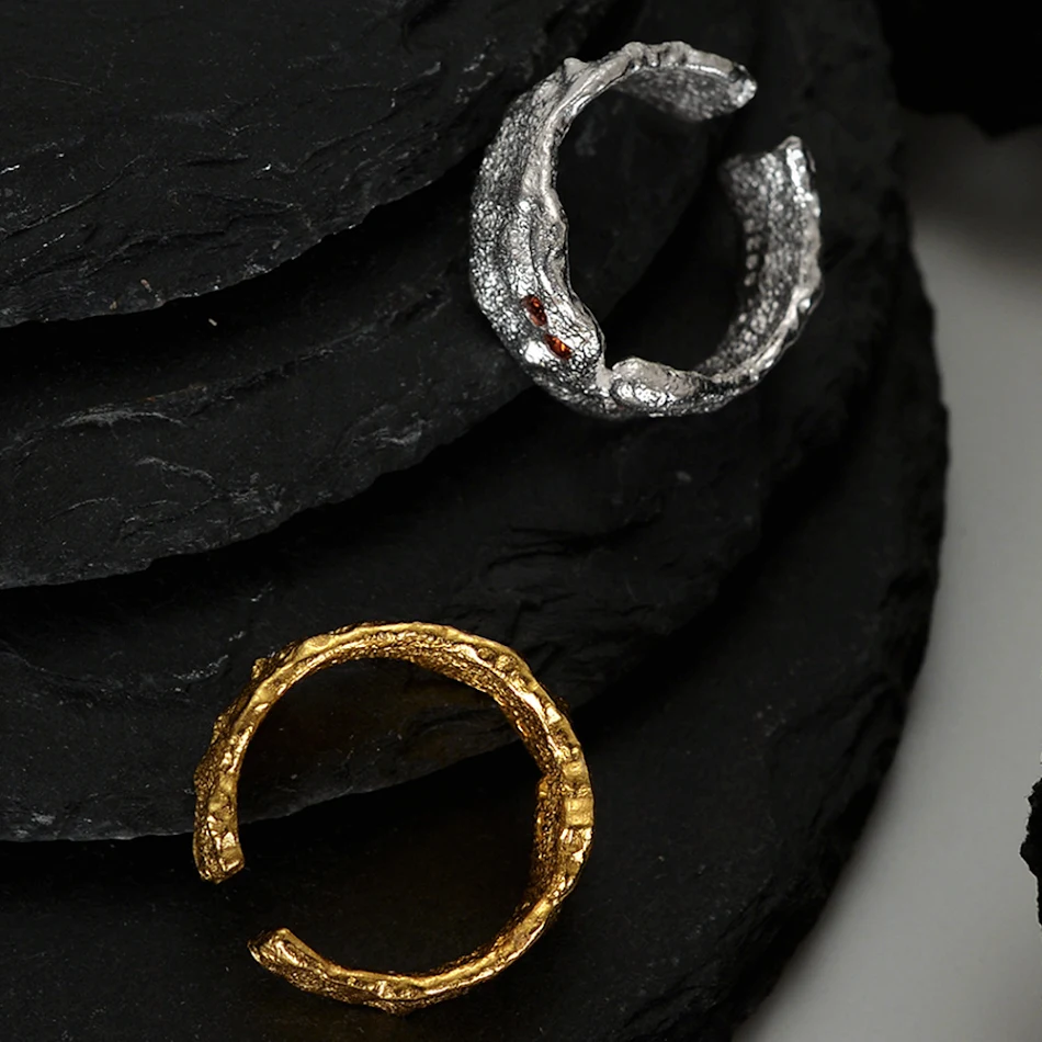 Silver Water Texture Ring For Women, a stylish and elegant piece of jewelry. Perfect for everyday wear or special occasi