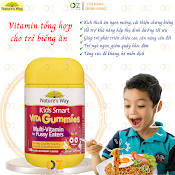 Vitamin Tổng Hợp Cho Trẻ Biếng Ăn Multi Vitamin For Fussy Eaters Nature's Way Úc Kích Thích Ăn Ngon Miệng, Tăng Sức Đề Kháng - Oz Slim Store