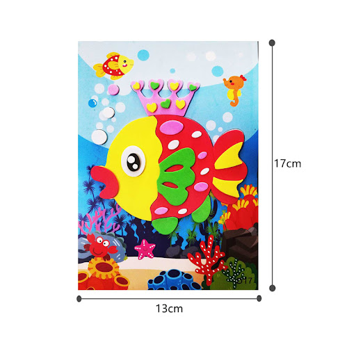 Title 2, Three-dimensional EVA Stickers Handmade Childre...
