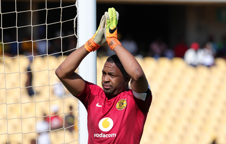 Itumeleng Khune of Kaizer Chiefs during their DStv Premiership match against Marumo Gallants at Royal Bafokeng Stadium in Pretoria on September 11 2022.