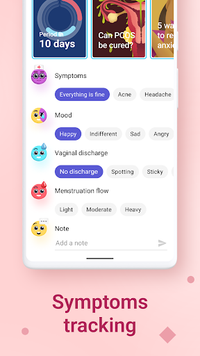 Screenshot Clover - Safe Period Tracker