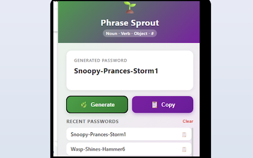 Phrase Sprout screenshot 1