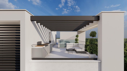 Appartement contemporain avec terrasse en bord de mer 1