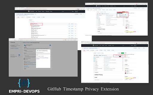 GitHub Timestamp Privacy