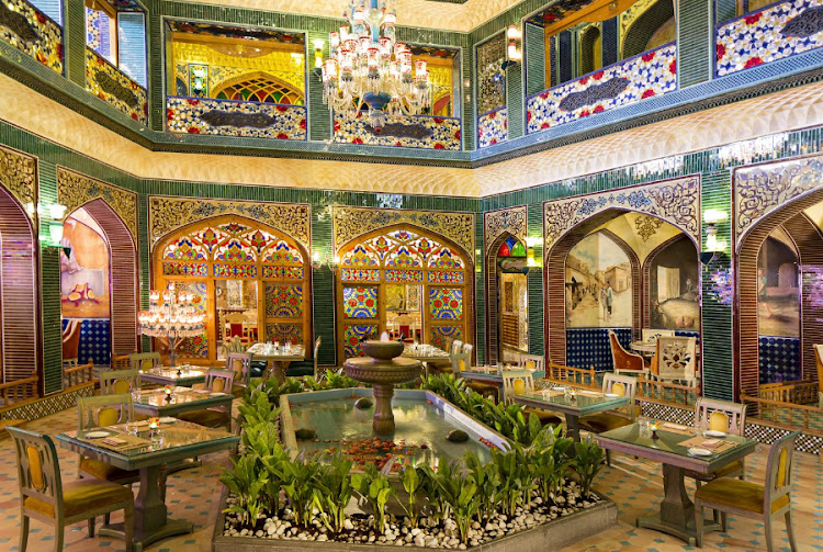 Dramatic architecture and fine Persian fare at Parisa.