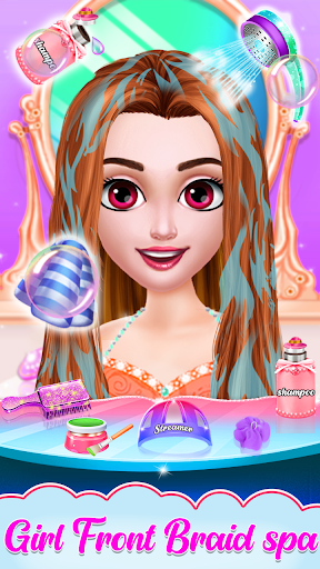 Screenshot Hairs Braids Makeup Salon Game