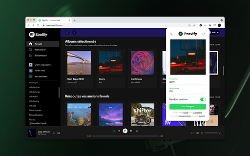 Prevify — Spotify Artwork Previewer