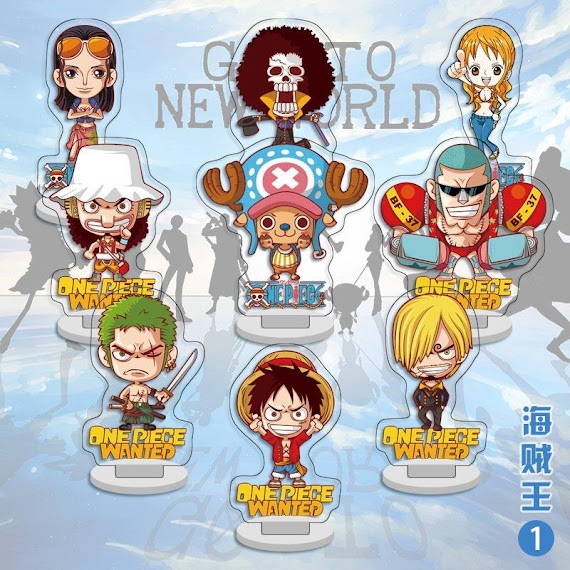 ( 1 Cái Mini 20K ) Mô Hình Standee One Piece Mica Trong Acrylic Anime Chibi Trang Trí Trưng Bày