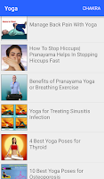 Yoga & Chakra Screenshot