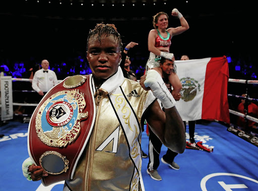 Nicola Adams after a fight against Maria Salinas that was declared a draw.