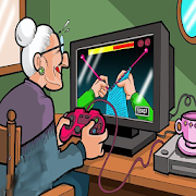 My grandmother gamer  Icon