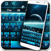 Modern Cool Blue Keyboard 10001003 Icon