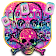 Thème de clavier Sparkling Galaxy Skull icon