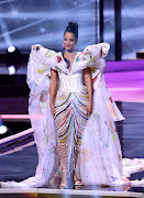 Natasha Joubert in her Gert-Johan Coetzee creation during the Miss Universe National Costume Show on May 13 2021.