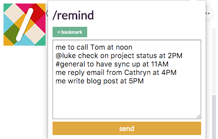 /remind for Slack Preview image 0