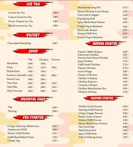 Sabroso Momos And Oriental Food menu 1