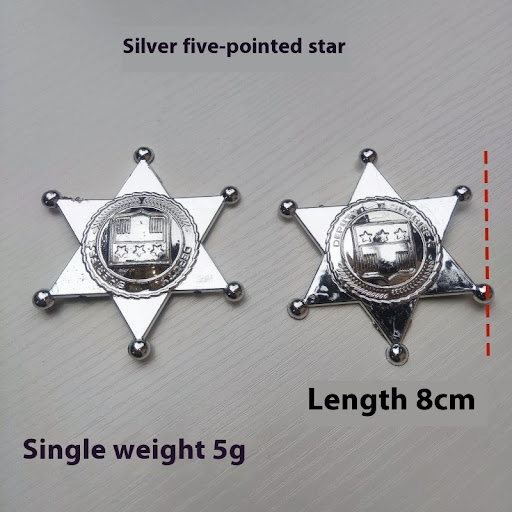 Silver Hexagonal Star