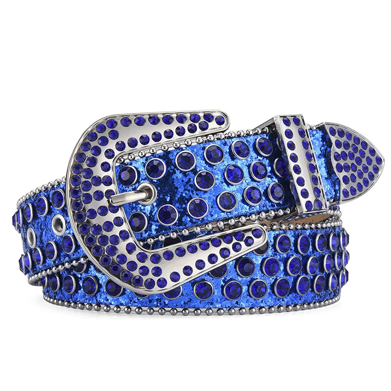 Muški Ženski Alloy Kaiš Punk Rock Nitne Strass, idealan za hrabar i upečatljiv izgled, savršen detalj za isticanje stila.