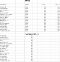 Modern Tea & Modern Bakery menu 3