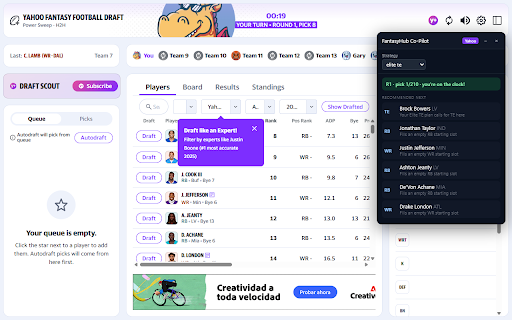 FantasySportsMD Draft Co-Pilot screenshot 4