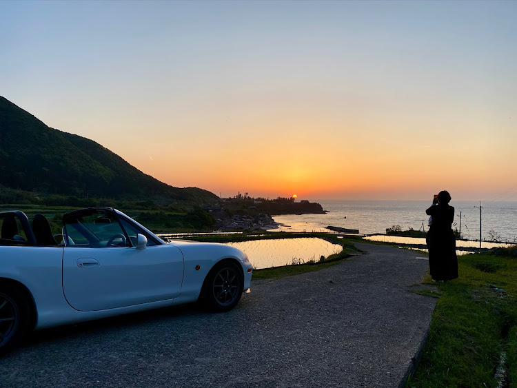 ロードスターのオープン日和・久美浜湾の風景・丹後半島の夕焼け・兜山に関するカスタム事例の投稿画像16枚目