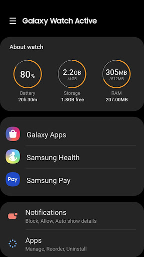 play store galaxy wearable
