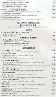 All Seasons By Bellmont Hotel menu 6