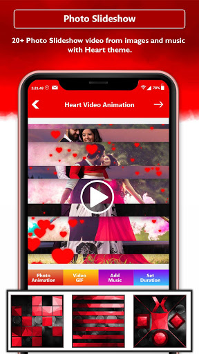 Screenshot Heart Photo Effect Video Maker